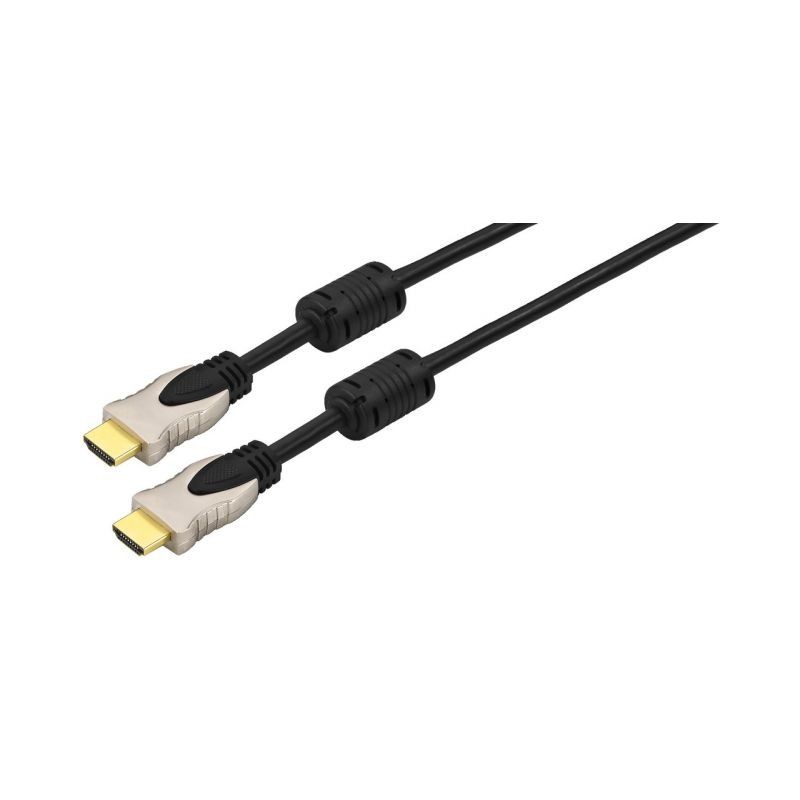 Monacor HDMC-500M/SW Wysokiej jakości kabel połączeniowy HDMI™ High-Speed, 5m